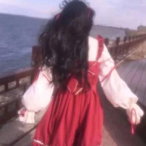 红色系女头 新年女生头像「8」_红色系_新年去哪玩_过年_素材_头像