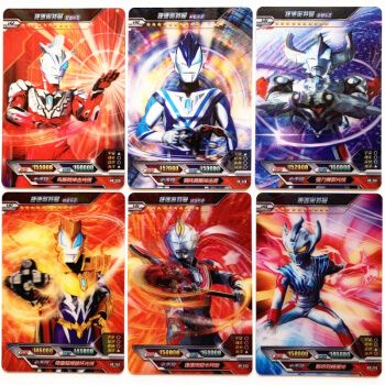 捷德形态卡片泰迦卡片hr捷德奥特曼尊皇形态卡片3d立体卡卡游随机30张