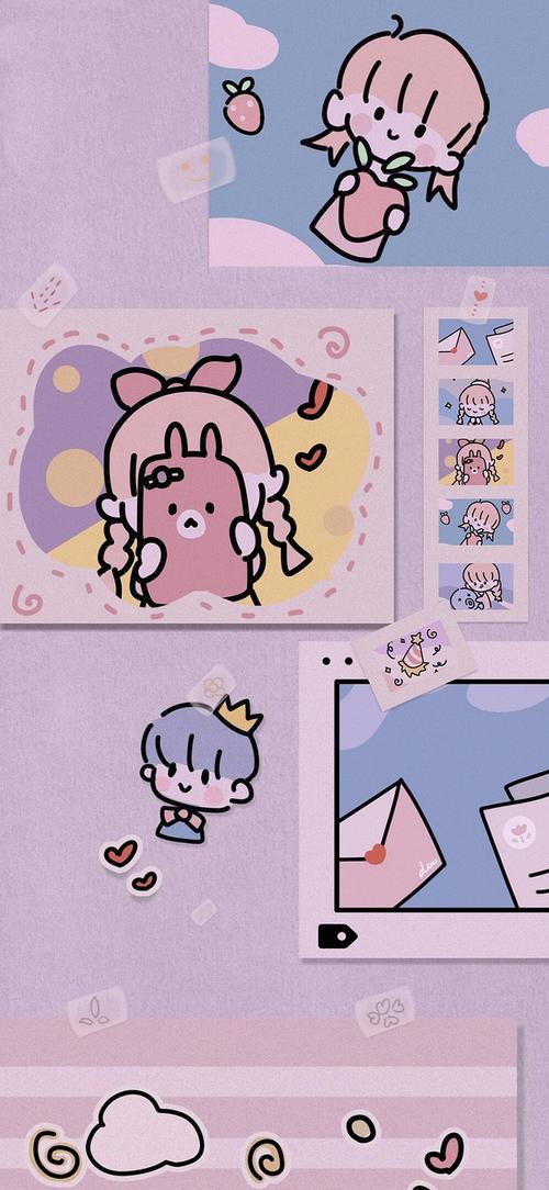 楼主喜欢可可爱爱这种可以搜一下阿卓幼稚园贴画 全是这种可爱的 还