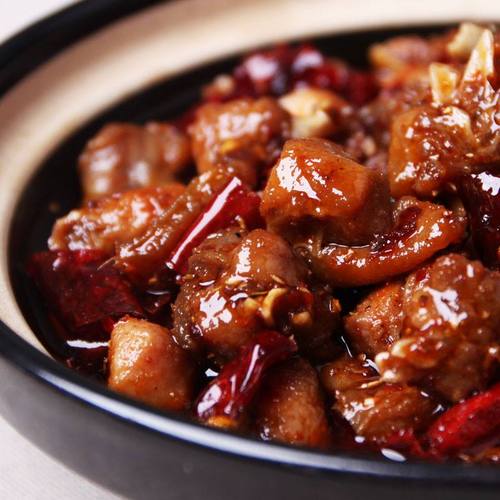 松菇烧兔肉