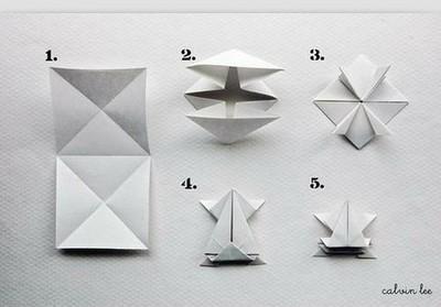 折纸大全弹跳青蛙 手工折纸大全-蒲城教育文学网