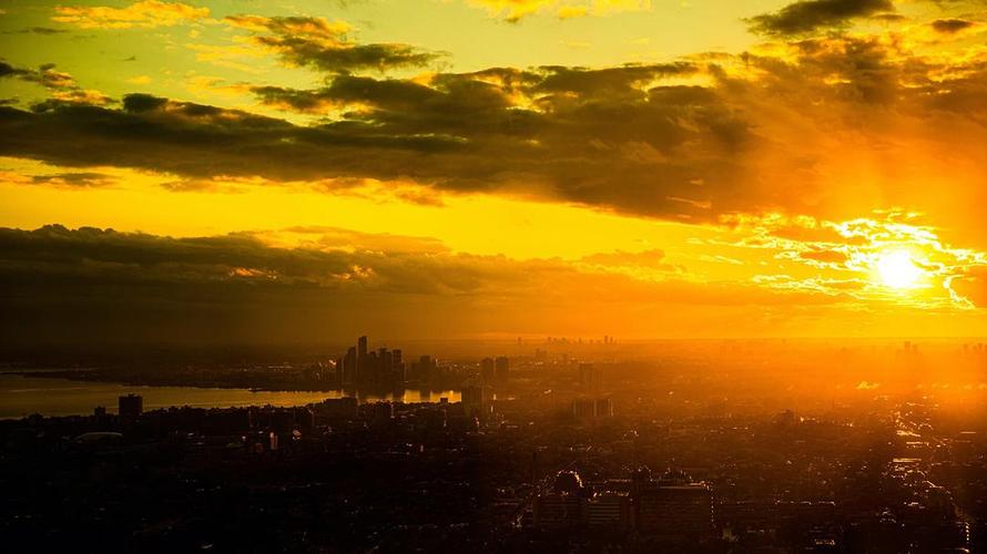 灿烂夕阳高清动态壁纸