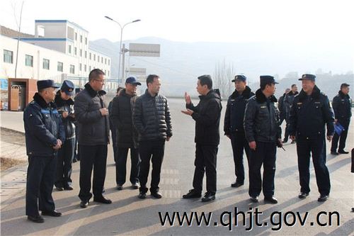 青海马铁峰副厅长调研海东地区治超工作图