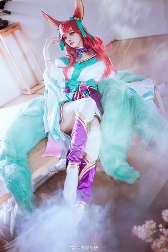 【cos正片】英雄联盟灵魂莲华 阿狸cos cn沧霁桔梗