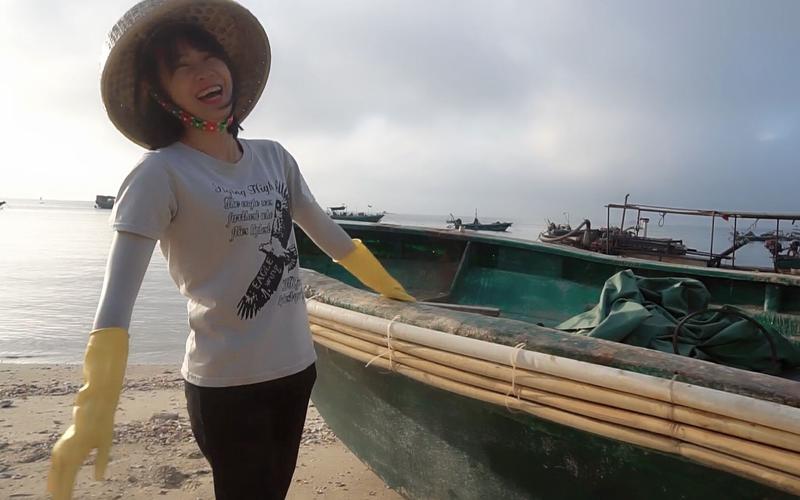 阿渔妹赶海抓到什么好东西既然笑成这样知道原因笑翻了