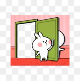 开门卡通图片大全