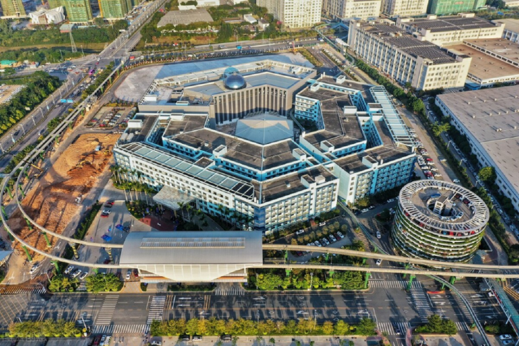 比亚迪全球总部—六角大楼!坐标深圳坪山