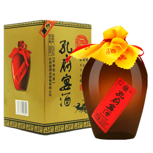 孔府宴酒42度浓香型酒500ml6瓶整箱山东纯粮酒特价包邮
