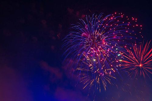 节日庆典烟花焰火高清图片