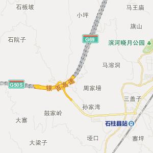 重庆石柱201路上行公交线路