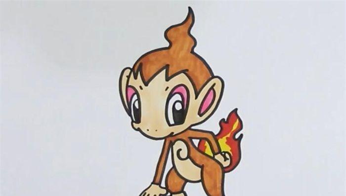 小火猴简笔画