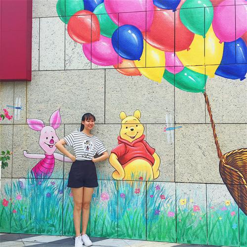 深圳网红拍摄摆拍地 涂鸦墙 详细地址 华强九方地铁part1