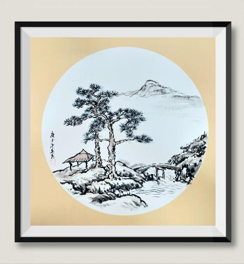 90 项目培训班 写意山水篇 写美篇 《山中小景》