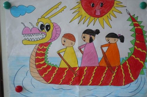 2011620美术活动赛龙舟