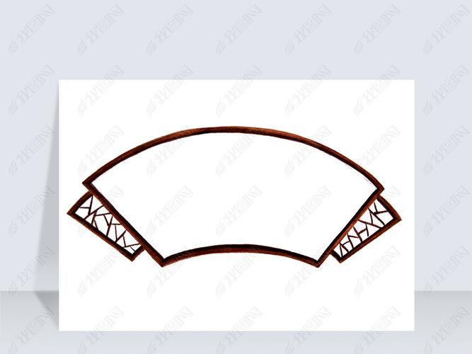 免抠元素 花纹边框 中国风边框 > 扇形古代窗户免抠png  举报作品