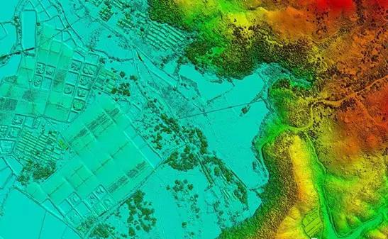 密集激光点云生成的dsm成果/图来源网络而数据编辑的工作,即修整采集