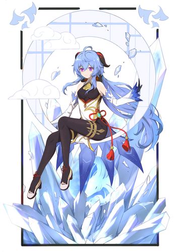 原神壁纸q版万叶钟离性转萝莉卢姥爷化身御姐泳装刻晴汉服胡桃泳装