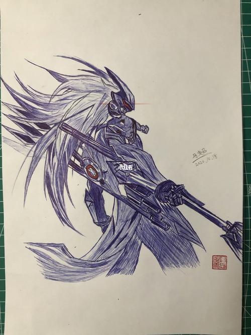 临摹_临摹_手绘_教程_手绘马超_人文_绘画