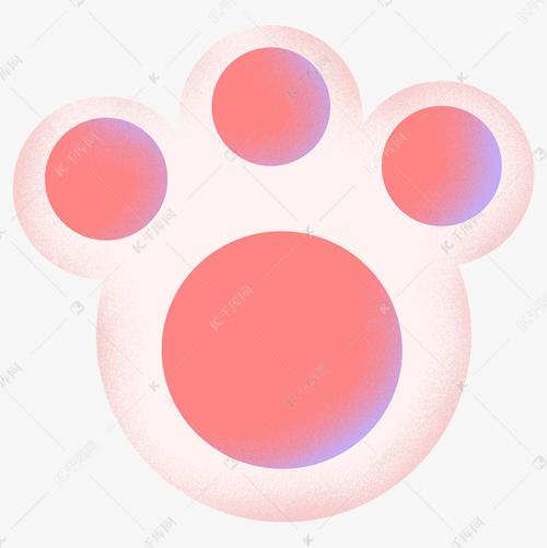 软萌喵星人猫爪白粉