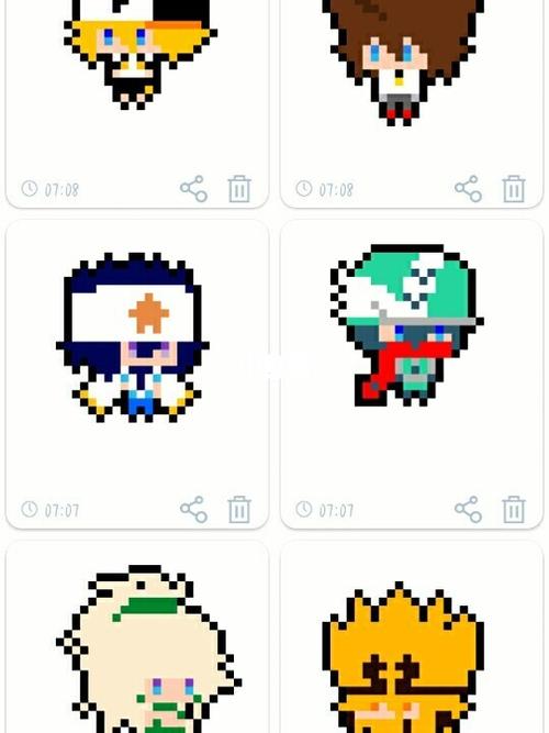 标题是什么,我不知道_凹凸世界_像素画_文化_绘画