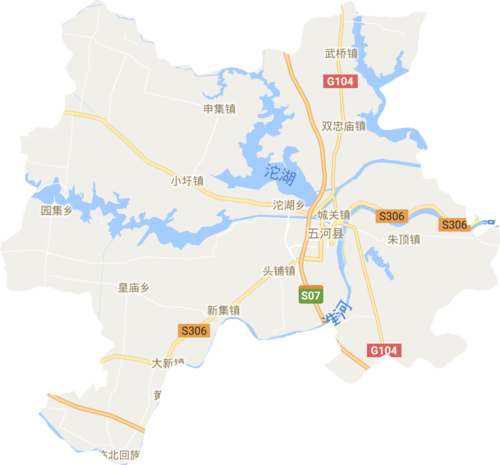 五河县电子地图
