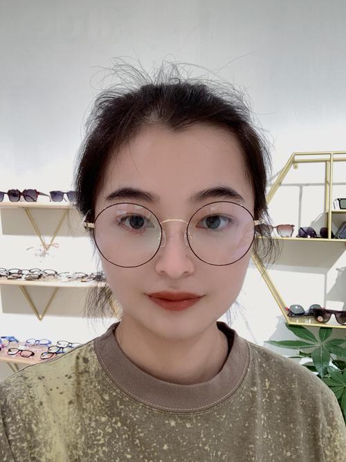 适合圆脸戴的镜框97_镜框_圆脸_脸型_眉毛_眼镜_框