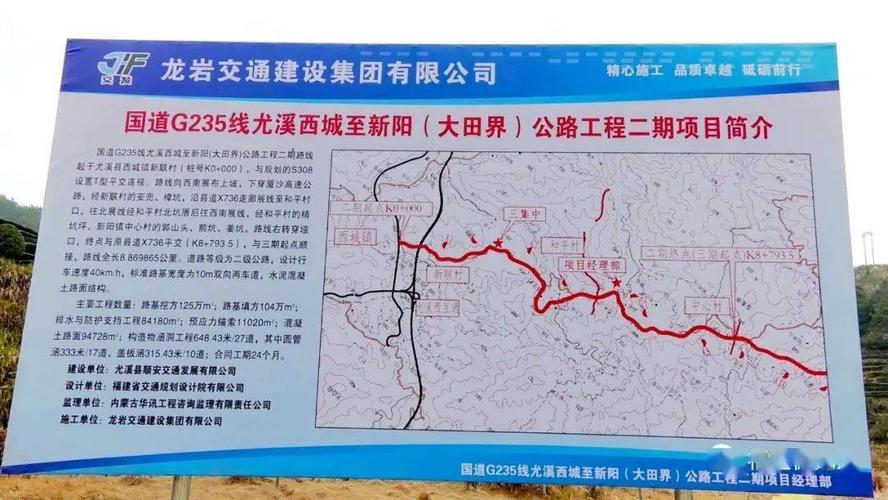 国道g235线尤溪西城至新阳(大田界)公路全线开工!两地