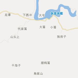 楚雄彝族自治州大姚县历史地图