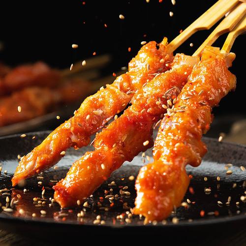 (京东生鲜)骨肉相连烧烤串新鲜冷冻半成品油炸小吃里脊肉炸串食材
