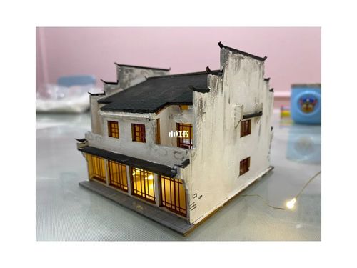 手工制作 徽派建筑_建筑_手工制作_兴趣爱好_手工
