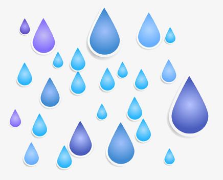 雨滴剪纸图案 手工剪纸图片大全简单-蒲城教育文学网