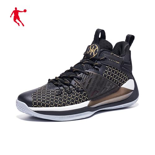 运动鞋男鞋男子防滑耐磨实战球鞋乔丹战戟4代巭pro回弹科技篮球鞋