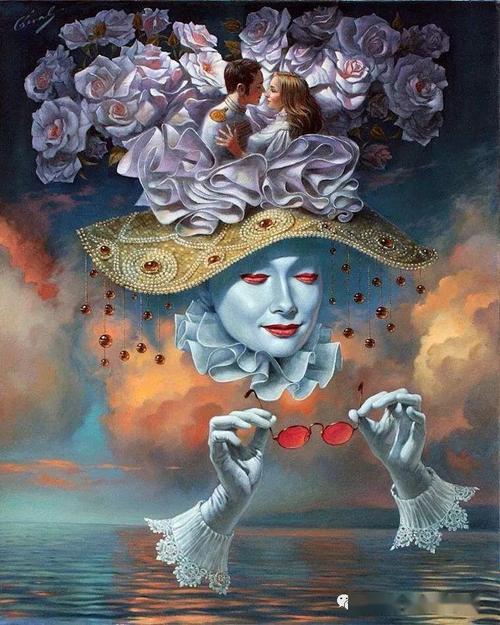 大众艺术网荒谬是逻辑的反面或现实游戏旅美俄罗斯荒诞派画家michael