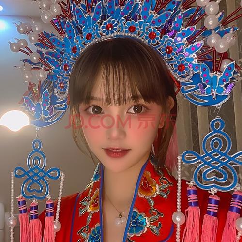 戏服装女花旦京剧古装越剧中国风演出衣服头饰戏曲水袖服戏剧戏服 抖