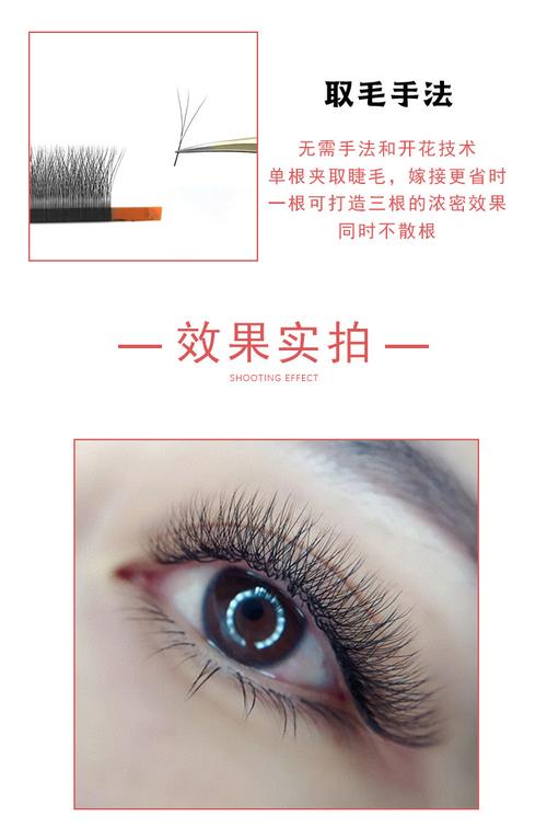 y睫毛嫁接睫毛三叶草0.05太阳花y型仙朵一秒开花不散根半成品厂家