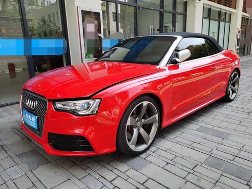 才开四年就贬值70万低价捡漏敞篷奥迪rs5检测师底盘有隐患