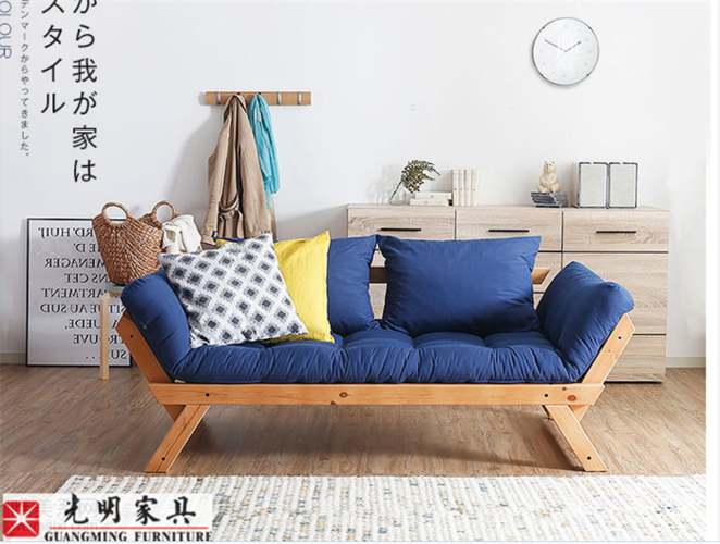 日系小清新实木沙发欣赏