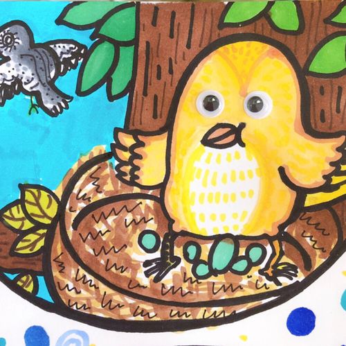 鸠占鹊巢 绘本儿童画