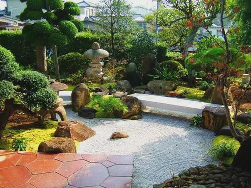 ▽日式庭院植物配置