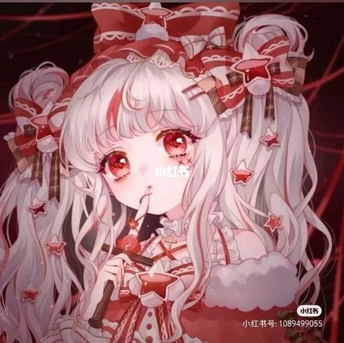 绝美的红色系二次元头像_红色系_二次元_素材_头像