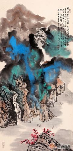 大千泼墨技法唯一传承人张若古 正式签约易从网