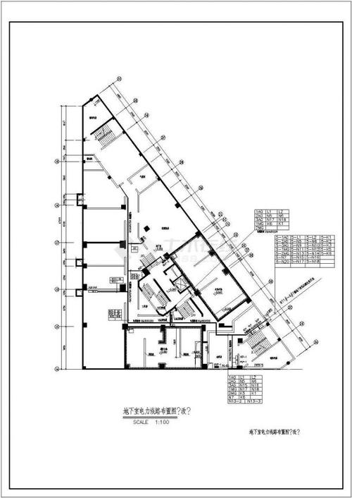 某地区玄武大道3层住宅楼配电优化设计cad施工图