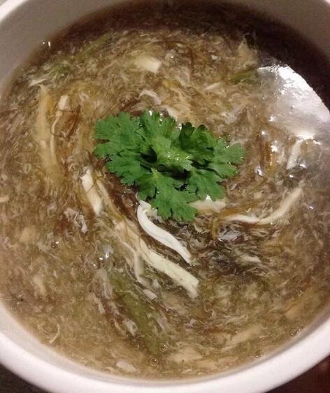 鸡丝发菜汤