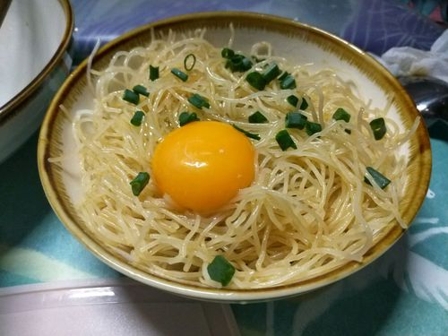 鸡蛋蒸米粉的做法