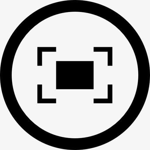 黑色的照相机视角