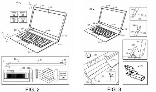 联想最新二合一笔记本专利公示:外观设计类似于苹果touch bar