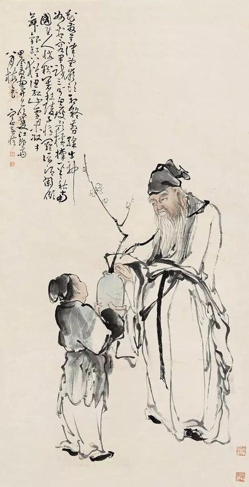 怪才里的怪画黄慎人物画