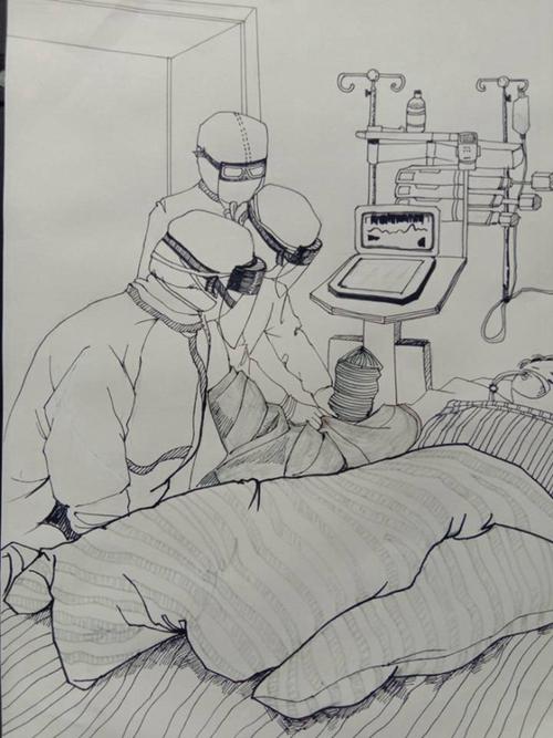 【人民战"疫"文艺作品第43期】用画笔致敬战疫一线可爱的他们