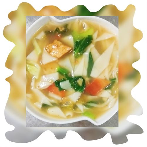 晚餐:高汤旗花面