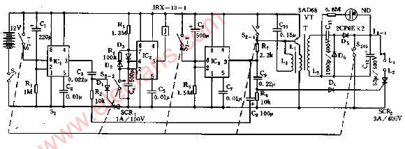 高可靠定时起爆器电路图